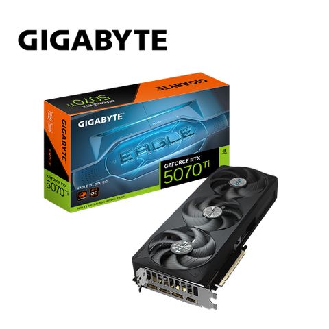 技嘉 RTX 5070 Ti EAGLE OC SFF 16G 顯示卡+技嘉 GP-UD850GM PG5+技嘉 B760M AORUS ELITE AX 主機板