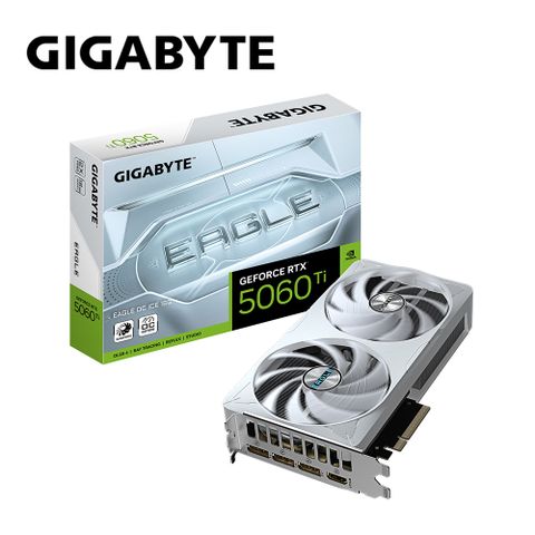 技嘉 RTX 5060 Ti EAGLE OC ICE 16G 顯示卡+全漢 VITA-750GMW 白色 金牌/全模/ATX3.1