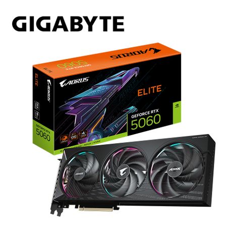 技嘉 AORUS RTX5060 ELITE 8G 顯示卡
