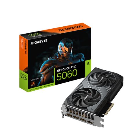 技嘉 RTX5060 WINDFORCE 8G 顯示卡+羅技 M240 無線靜音藍牙滑鼠