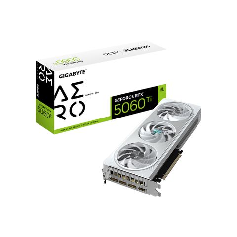 技嘉GIGABYTE GeForce RTX5060 Ti AERO OC-16GD 顯示卡