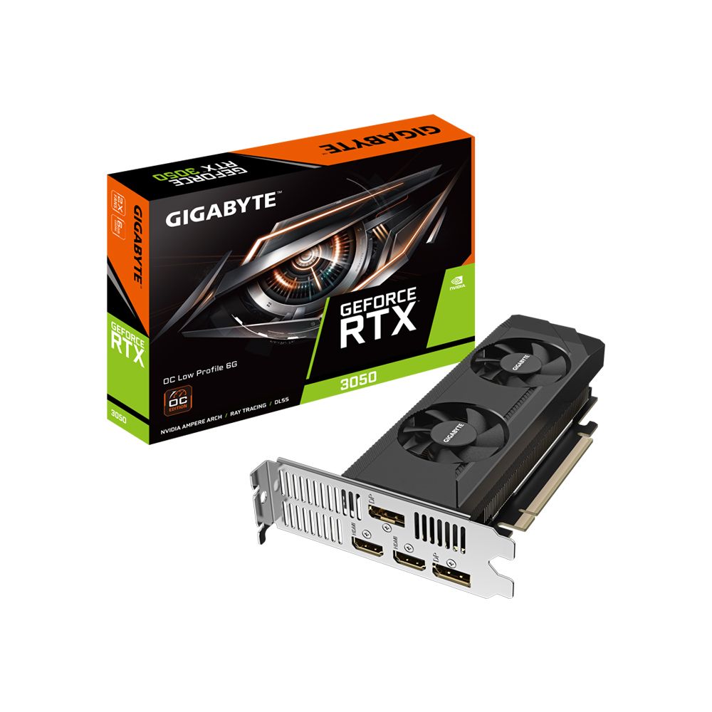 GIGABYTE 技嘉  GeForce RTX3050 OC Low Profile 6G顯示卡