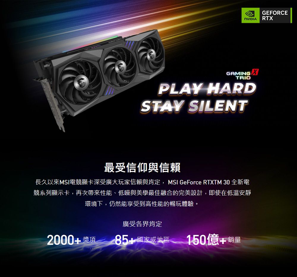 微星MSI RTX 3060 Ti GAMING X TRIO 8GD6X PCIE顯示卡- PChome 24h購物