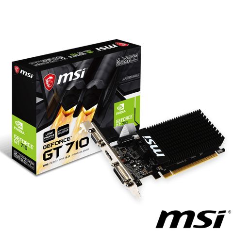 MSI 微星 GT 710 2GD3H LP 顯示卡