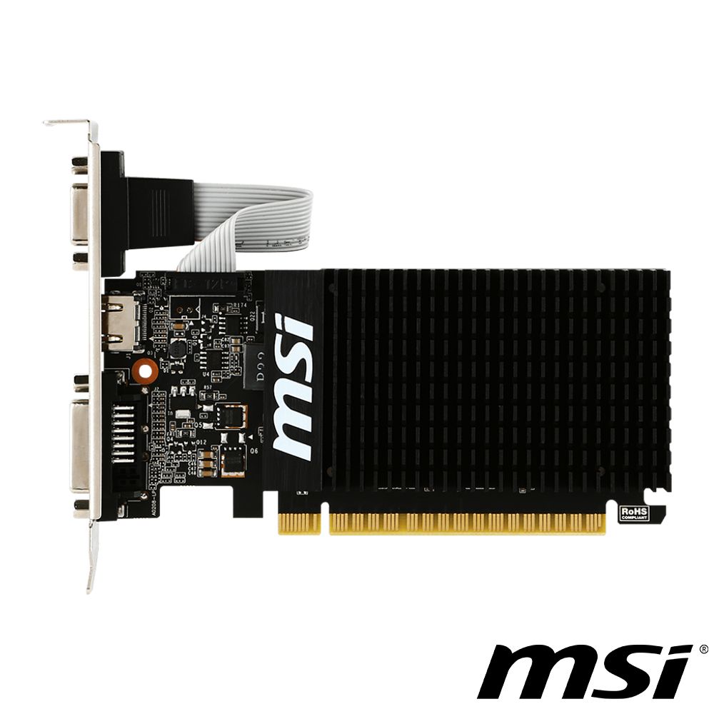 MSI 微星  GT 710 2GD3H LP 顯示卡