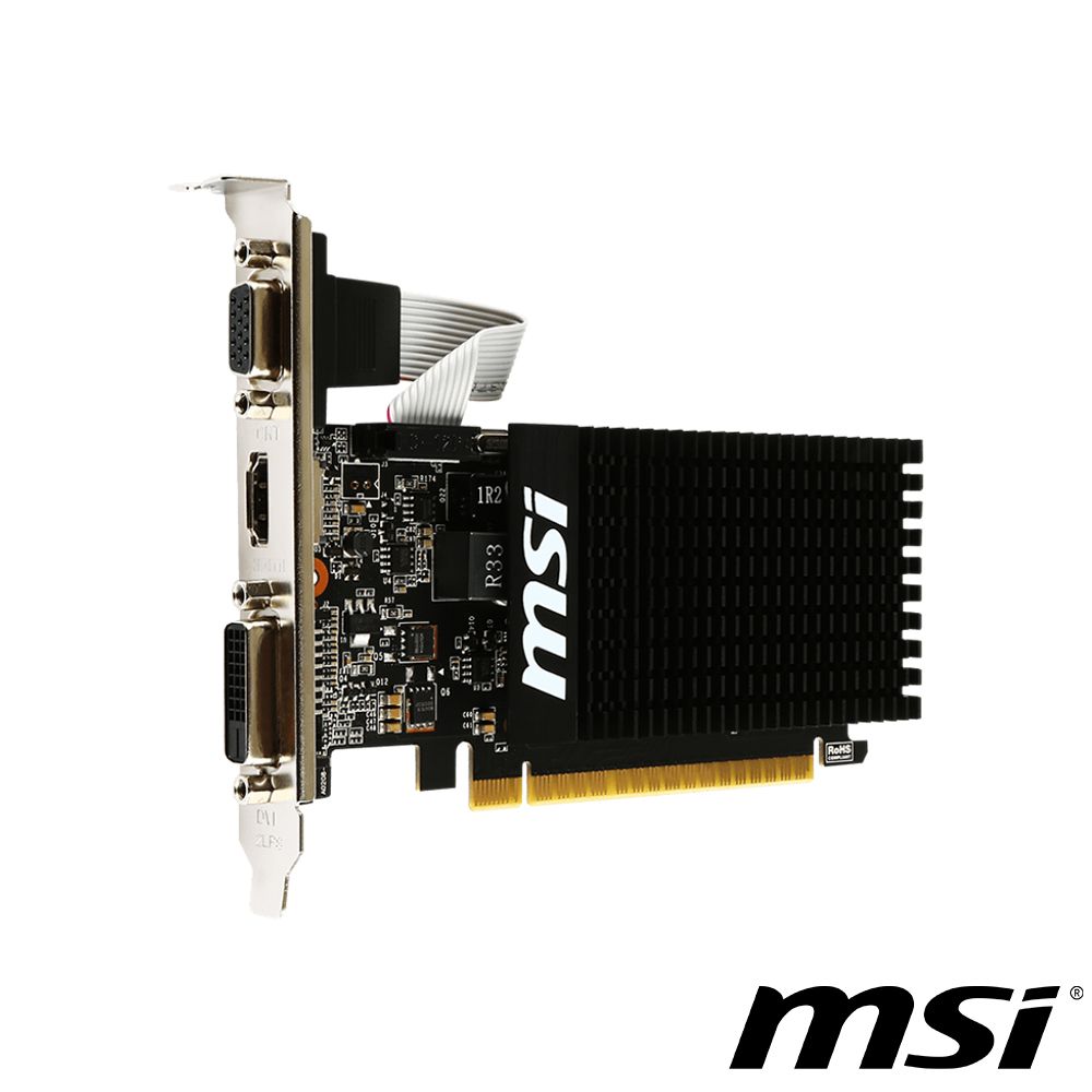 MSI 微星  GT 710 2GD3H LP 顯示卡