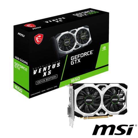 MSI 微星 GeForce GTX 1650 D6 VENTUS XS OC V3 顯示卡