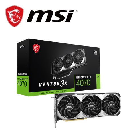 MSI 微星 RTX 4070 VENTUS 3X E 12G OC 顯示卡+三星 S32CG552EC曲面電競螢幕