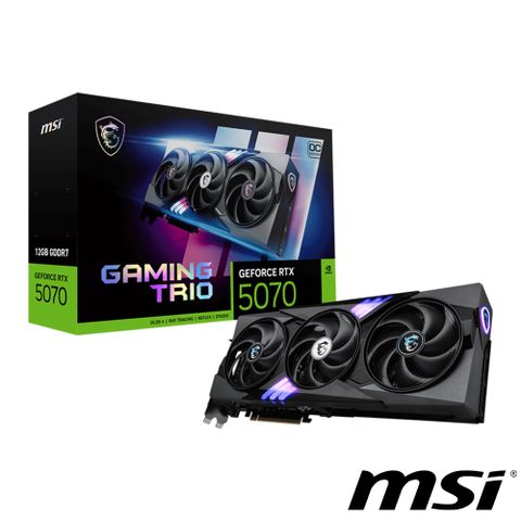 MSI 微星 GeForce RTX 5070 12G GAMING TRIO OC 顯示卡