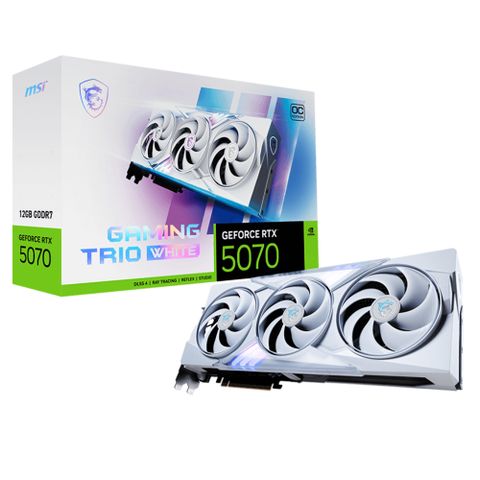 MSI GeForce RTX 5070 12G GAMING TRIO OC WHITE 顯示卡