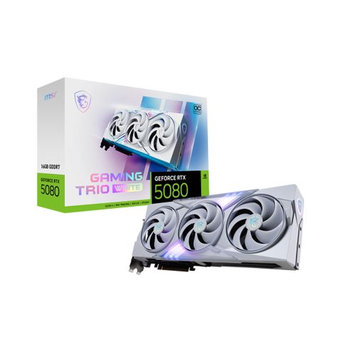 微星 RTX 5080 16G GAMING TRIO OC WHITE 白龍 (組合包-2)