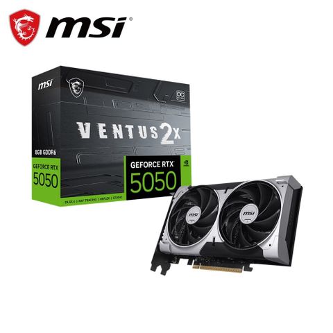 MSI GeForce RTX 5050 8G VENTUS 2X OC 顯示卡