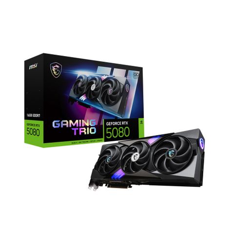 微星 RTX 5080 16G GAMING TRIO OC 顯示卡