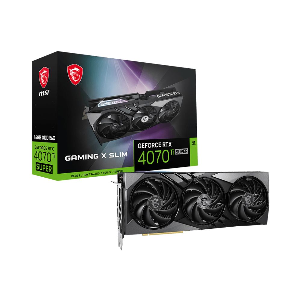 MSI 微星  RTX4070 Ti SUPER 16G GAMING X SLIM 顯示卡