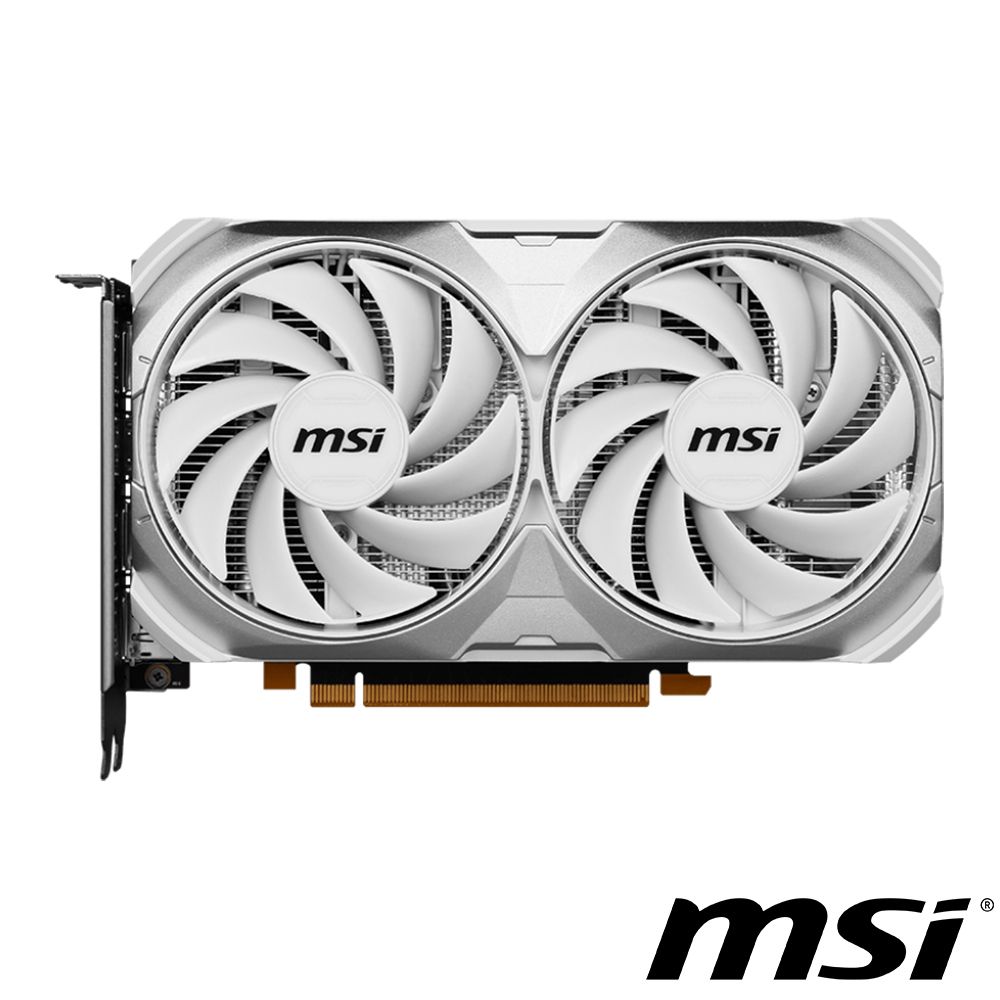 MSI 微星  GeForce RTX 4070 VENTUS 2X WHITE 12G OC  顯示卡(白色版本)