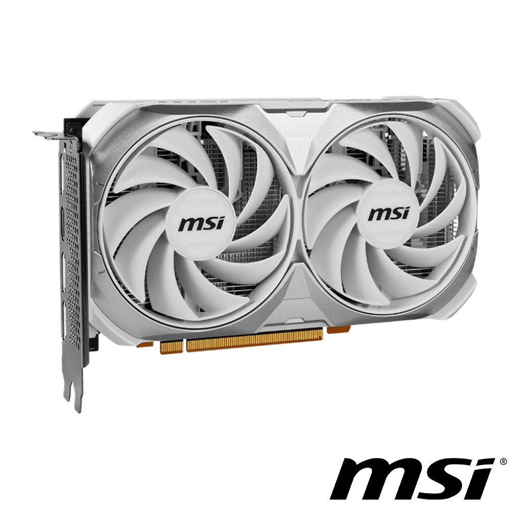 MSI 微星  GeForce RTX 4070 VENTUS 2X WHITE 12G OC  顯示卡(白色版本)