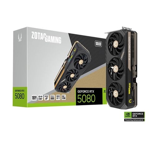 【RTX 50超值組】ZOTAC GAMING GeForce RTX 5080 SOLID 顯示卡 大組包