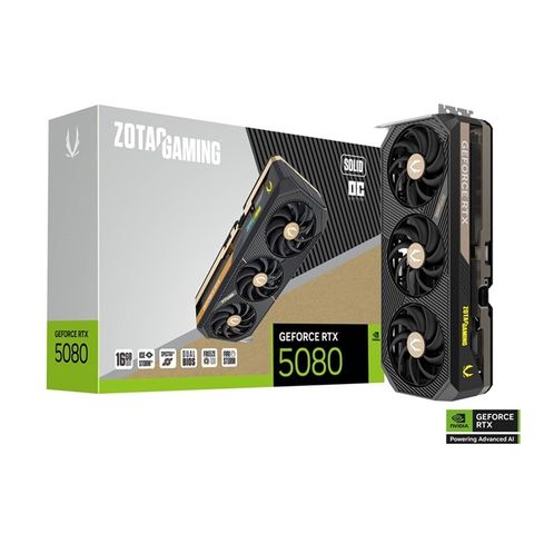 ZOTAC GAMING GeForce RTX 5080 SOLID OC 16GB 顯示卡 組合