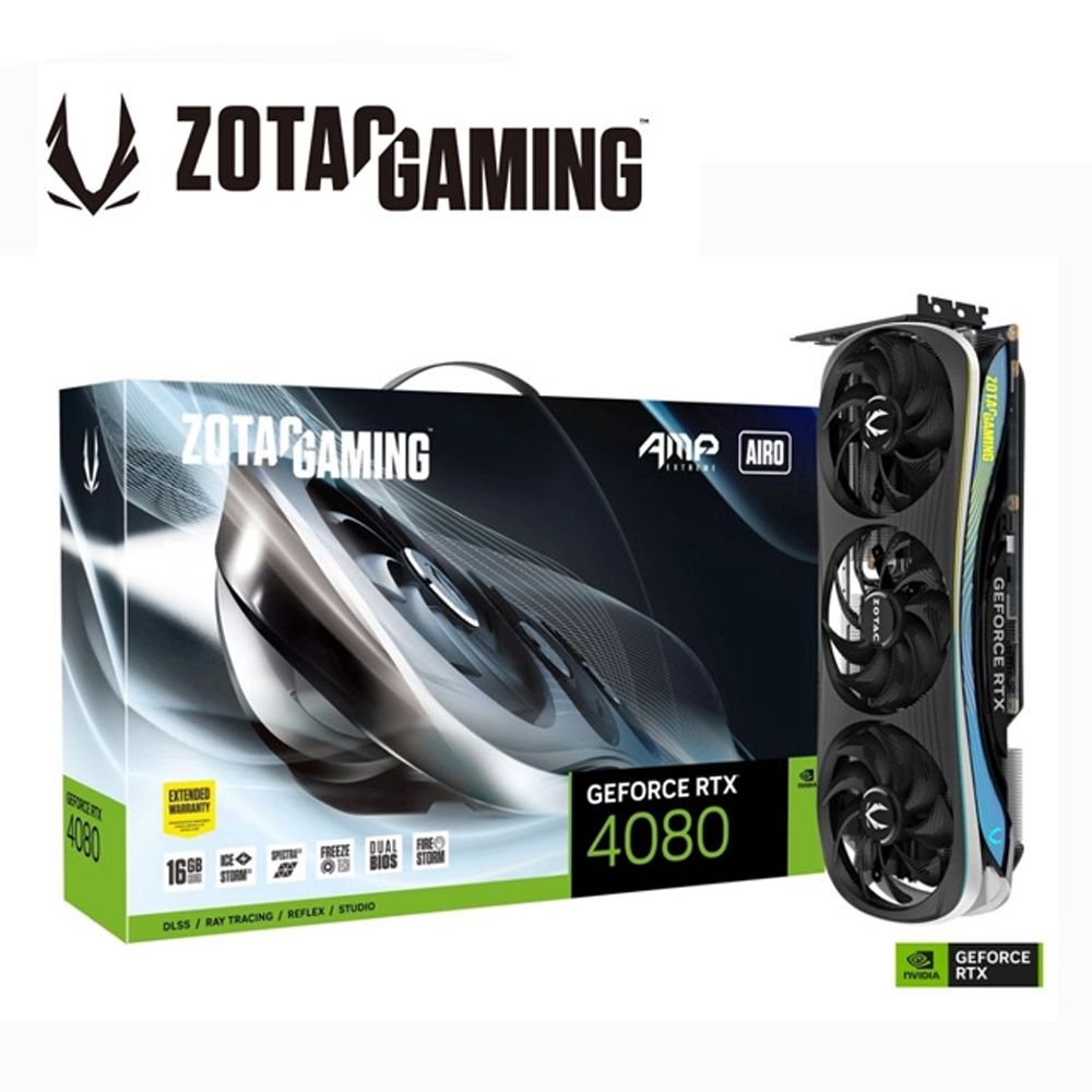 ZOTAC GAMING GeForce RTX 4080 16GB AMP Extreme AIRO (ZT-D40810B