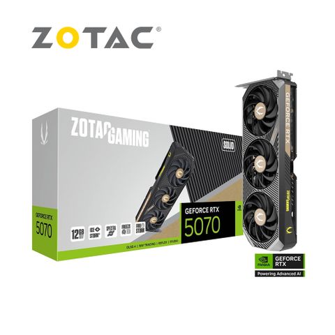ZOTAC GAMING GeForce RTX 5070 SOLID 顯示卡
