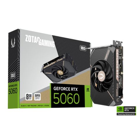 ZOTAC GAMING GeForce RTX 5060 SOLO 8G 顯示卡