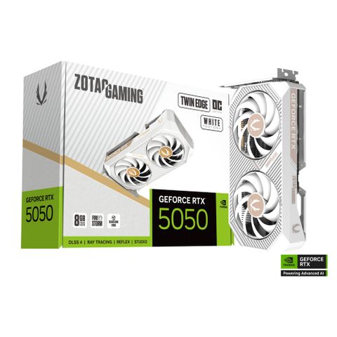 ZOTAC GAMING GeForce RTX 5050 Twin Edge OC White Edition 顯示卡