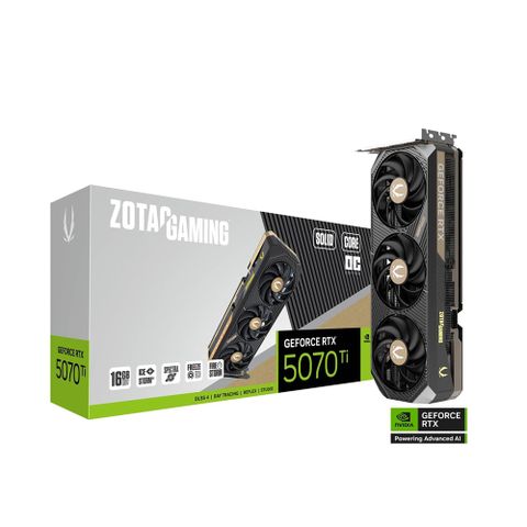 ZOTAC 索泰 RTX 5070TI SOLID CORE OC-16G 顯示卡