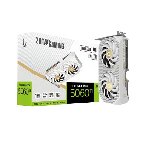 ZOTAC 索泰 RTX 5060 Ti 16GB Twin Edge OC White Edition 顯示卡