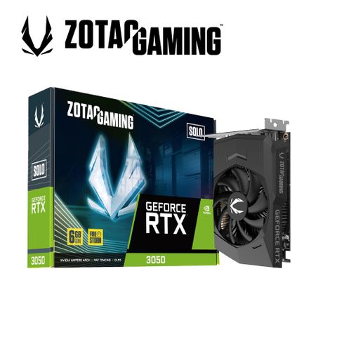 ZOTAC 索泰 RTX3050 6GB GDDR6 Solo 顯示卡+技嘉 GP-P550B 銅牌電源供應器