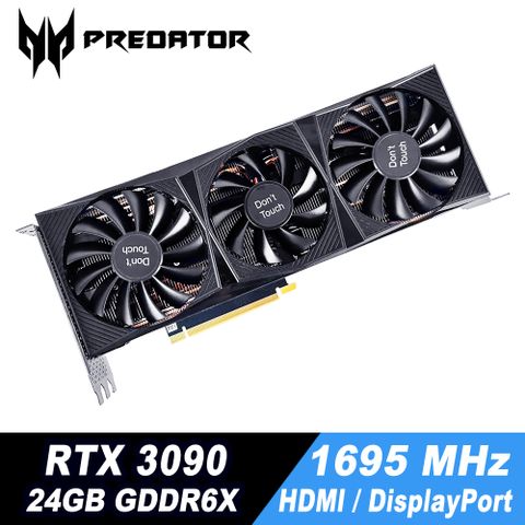 ACER 宏碁 PREDATOR RTX 3090 24GB GDDR6X 顯示卡