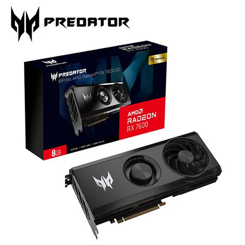 ACER 宏碁 Predator Radeon RX7600 OC 顯示卡