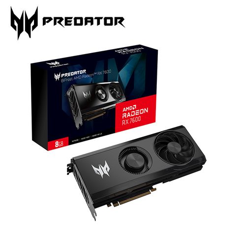 ACER 宏碁 Predator BiFrost Radeon RX7600 8G 顯示卡