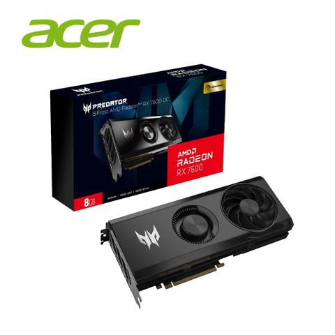 ACER 宏碁 Predator RX7600 8G OC 顯示卡+技嘉 GP-P550B 銅牌電源供應器