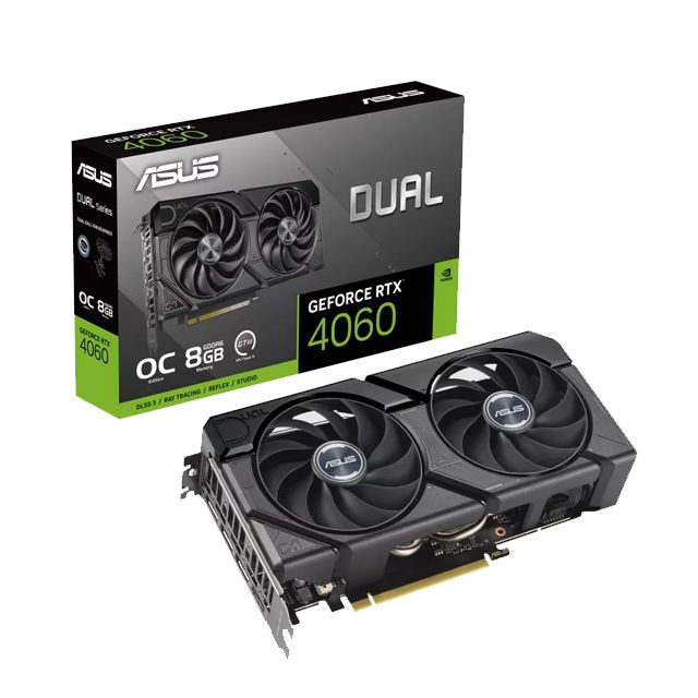 ASUS 華碩  Dual GeForce RTX 4060 EVO OC 8GB 顯示卡