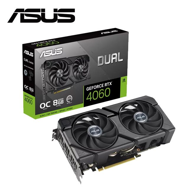 ASUS 華碩  Dual GeForce RTX 4060 EVO OC 8GB 顯示卡