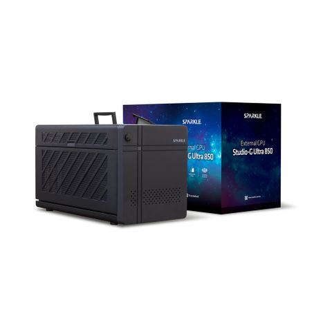 撼與SPARKLE Thunderbolt™ 5 Studio-G 850 Ultra 顯示卡外接盒