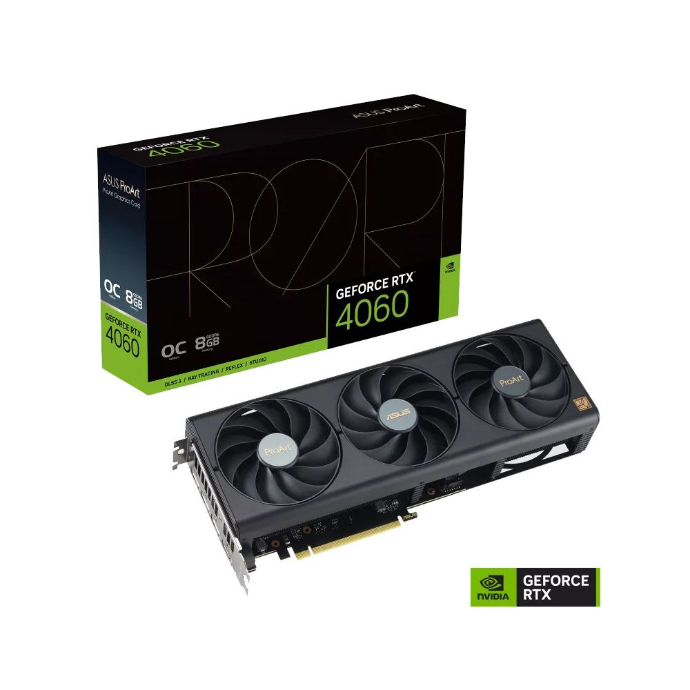  【搭 Prime 850W 金牌】ASUS ProArt RTX 4060 OC 8GB 顯示卡