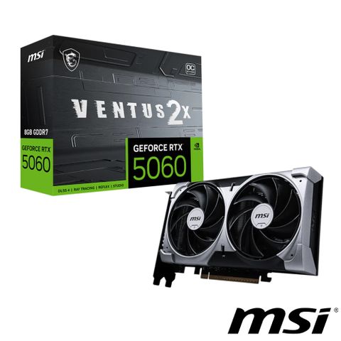 MSI 微星 RTX5060 VENTUS 2X O8G 顯示卡