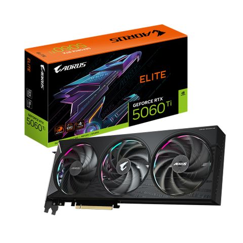 GIGABYTE 技嘉 AORUS GeForce RTX 5060 Ti AORUS ELITE 顯示卡+B760M 主機板