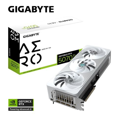 GIGABYTE 技嘉 GeForce RTX 5070 Ti AERO OC 16G 顯示卡+主機板 組合