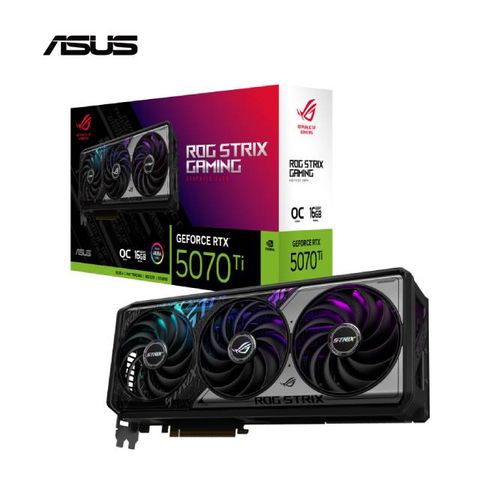 ASUS ROG 華碩 ROG Strix GeForce RTX 5070 Ti 16GB GDDR7 OC 超頻版 顯示卡 大組包