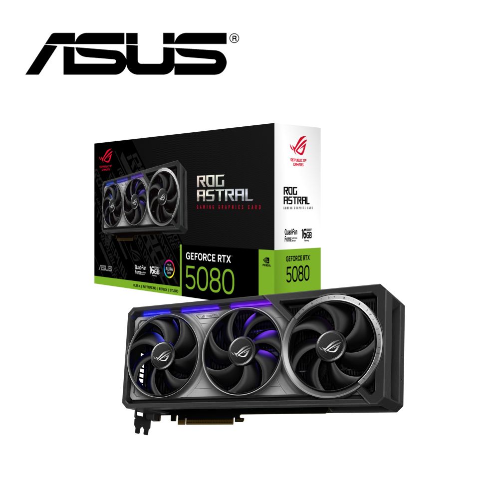 ASUS 華碩 ROG-ASTRAL-RTX5080-16G-GAMING 顯示卡 (組合包-4)