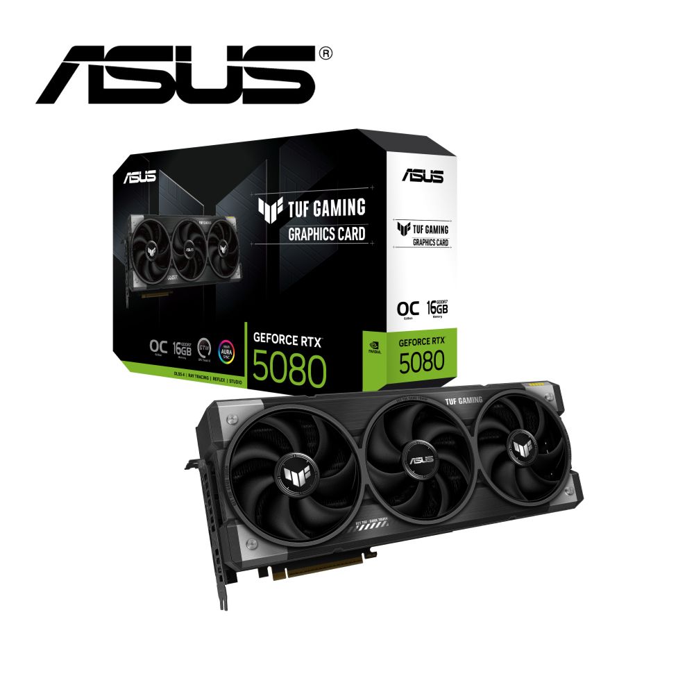 ASUS 華碩 TUF-RTX5080-O16G-GAMING 顯示卡 (組合包-3)
