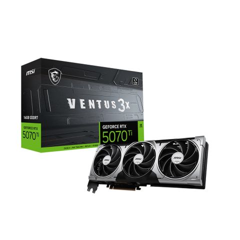 微星 RTX 5070 Ti 16G VENTUS 3X 顯示卡 (組合包A)