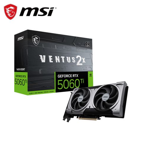 微星 RTX 5060 Ti 16G VENTUS 2X PLUS 顯示卡+Montech GAMMA II 650W 金牌