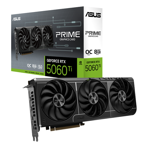ASUS 華碩 PRIME GeForce RTX 5060 Ti 8GB GDDR7 OC 超頻版 顯示卡 大組包