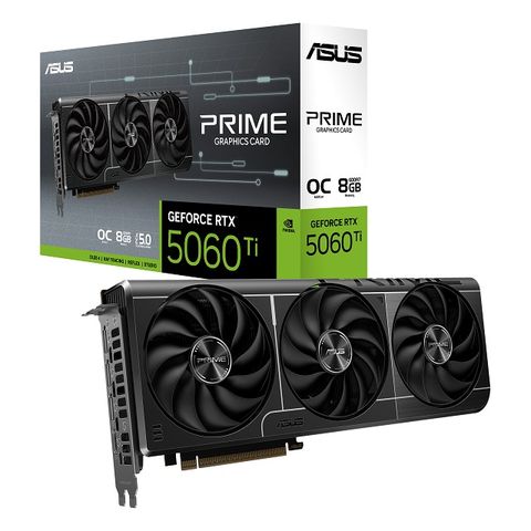 華碩 ASUS PRIME GeForce RTX 5060 Ti 8GB GDDR7 OC 超頻版 顯示卡
