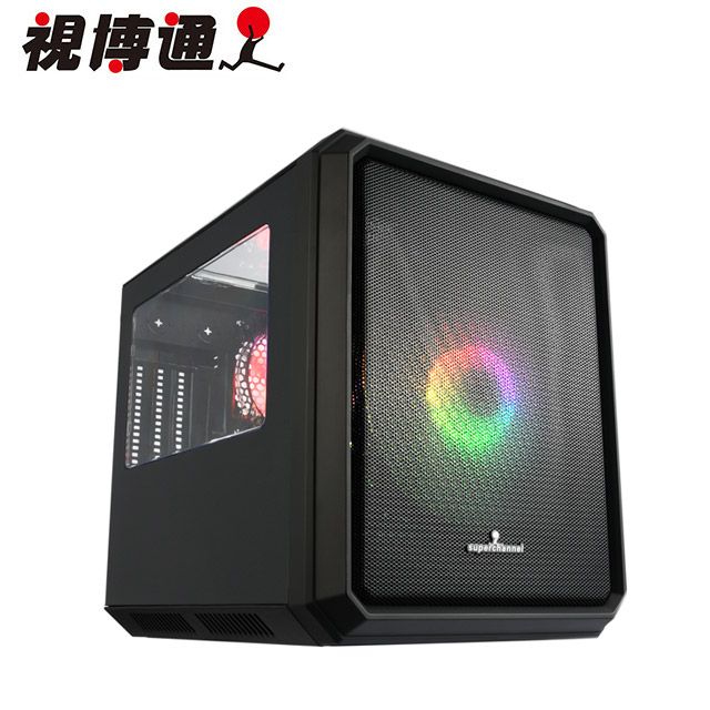 Superchannel 視博通   GC05(B) 小尖兵 PRO Type-C 20cm ARGB 壓克力 透側 鐵網進風 M-ATX ITX 電腦機殼