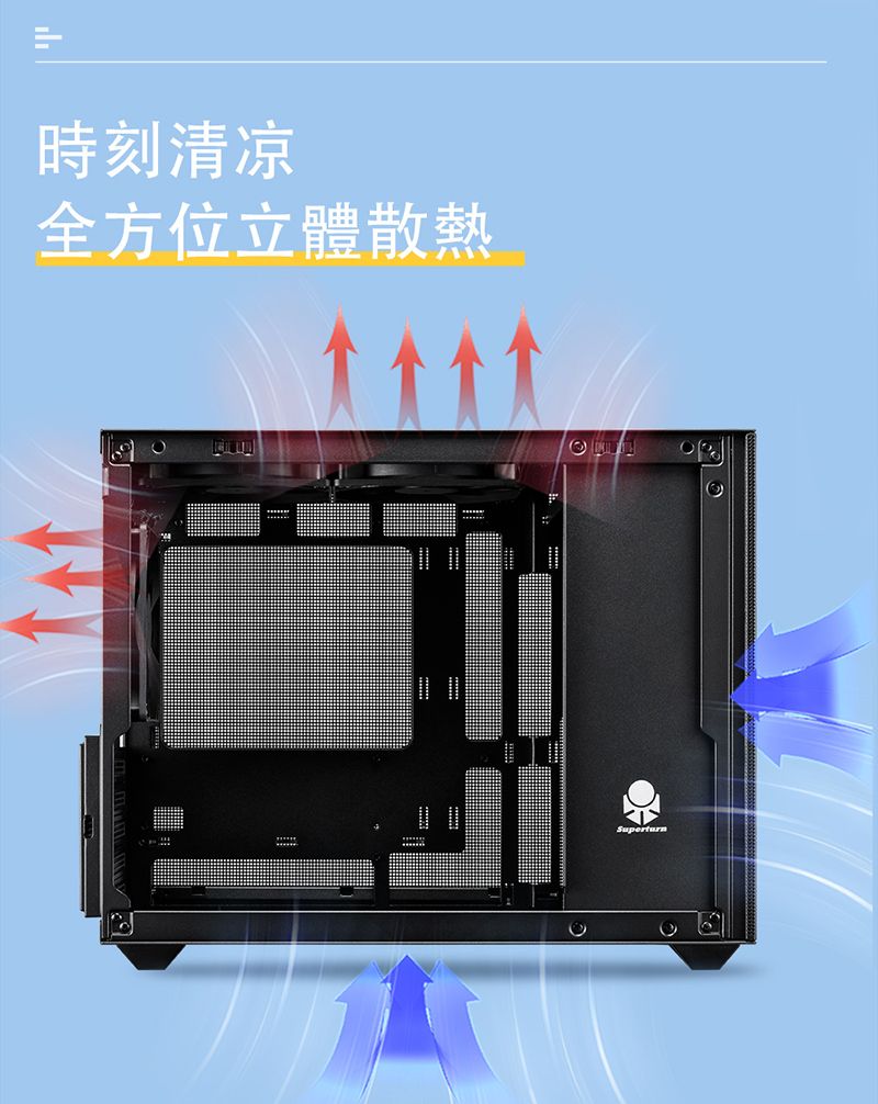 時刻清凉全方位立體散熱