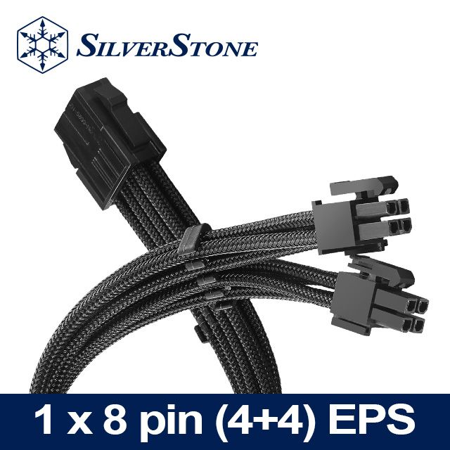 SilverStone 銀欣 _PP07E-EPS8B 1 x 8 pin (4+4) EPS